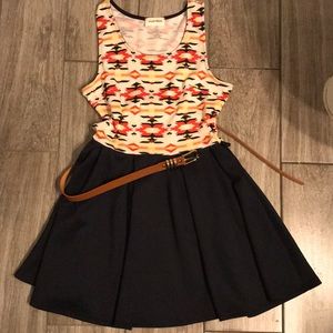 Brand New summer tank dress with belt
